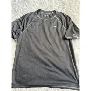 Speedo Men’s Sz. L Classic Gray Rashguard. Great Shape